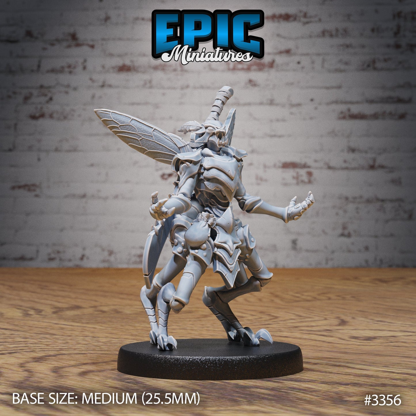 Insect Warrior Series - #79 Insectoid Jungle - Epic Miniatures | Insectoid | Winged | Medium