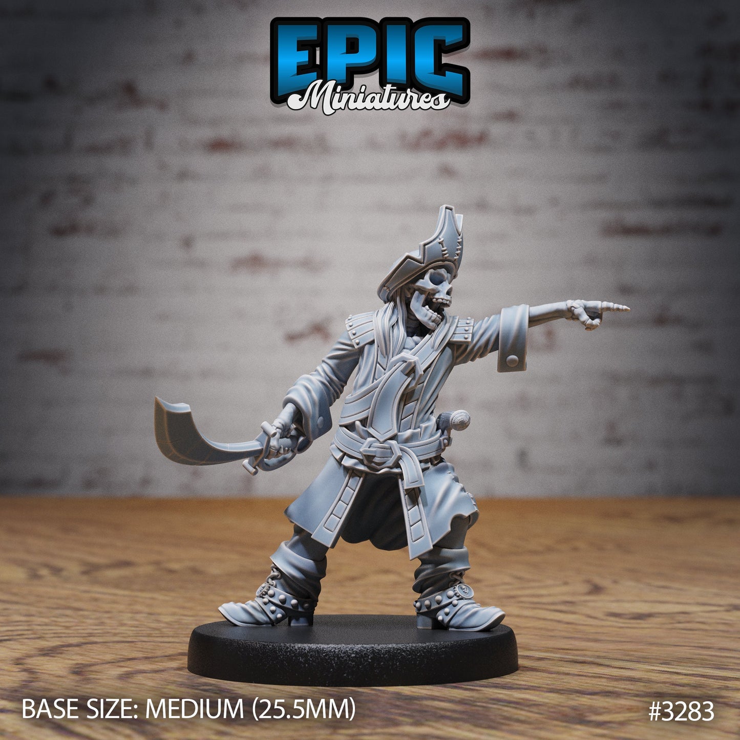 Undead Pirate Crew Series - Epic Miniatures | Undead | Pirate |Weapons | Medium