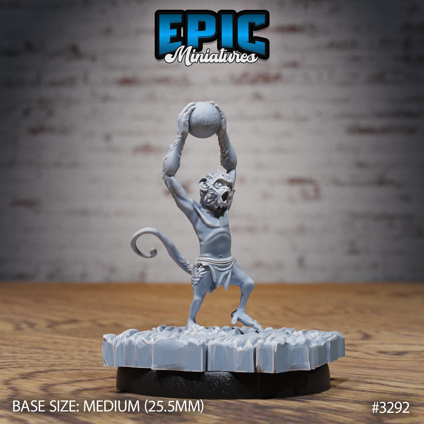 Monkey Cannon Crew Series - #78 Pirate Scourge - Epic Miniatures | Monkey | Pirate | Weapons | Medium
