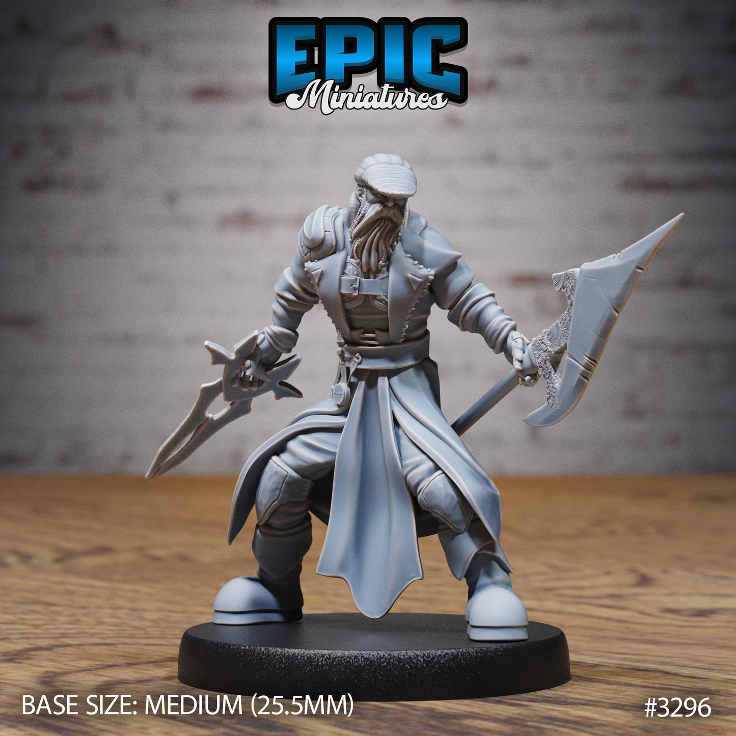 Master Sailor Series - #78 Pirate Scourge - Epic Miniatures | Human | Pirate | Masculine | Weapons | Medium