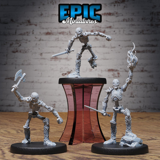 Stripped War Construct Series - #77 Steam Constructs - Epic Miniatures | Construct | Humanoids | Weapons | Masculine | Medium
