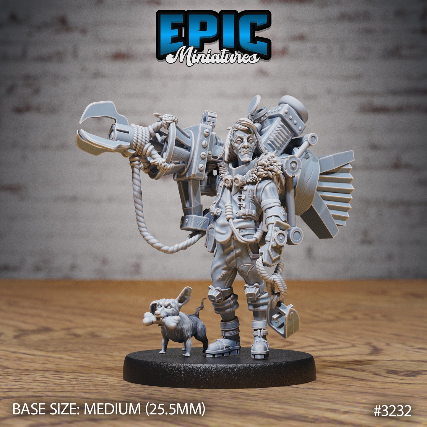 Artificer Flynn Series - Epic Miniatures | Human | Masculine | Weapon | Medium
