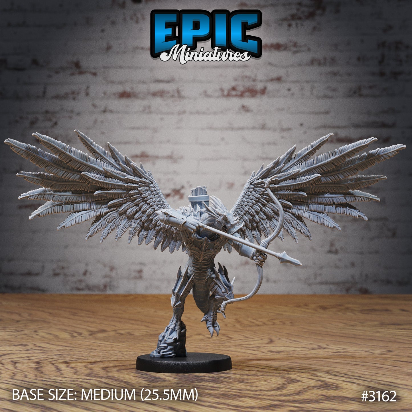 Winged Half Dragon Series - Epic Miniatures | Dragon | Halfling | Winged | Weapons | Medium