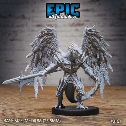 Winged Half Dragon Series - Epic Miniatures | Dragon | Halfling | Winged | Weapons | Medium