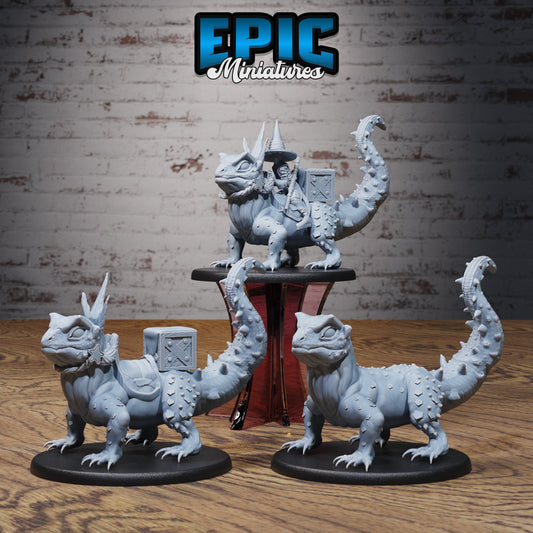 Hunters Guild Lizard Tamer Series - Epic Miniatures | Beast | Lizard | Large