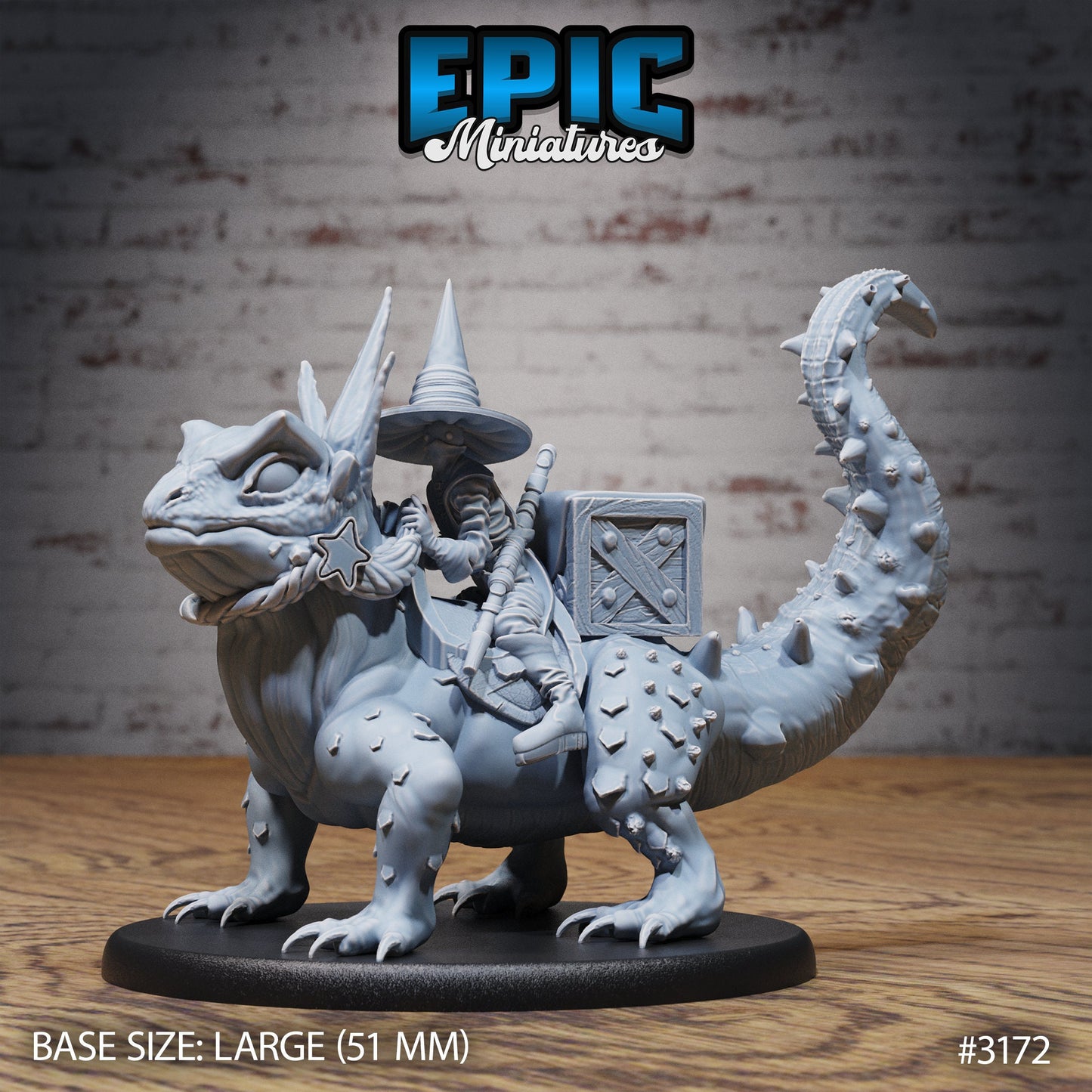 Hunters Guild Lizard Tamer Series - Epic Miniatures | Beast | Lizard | Large