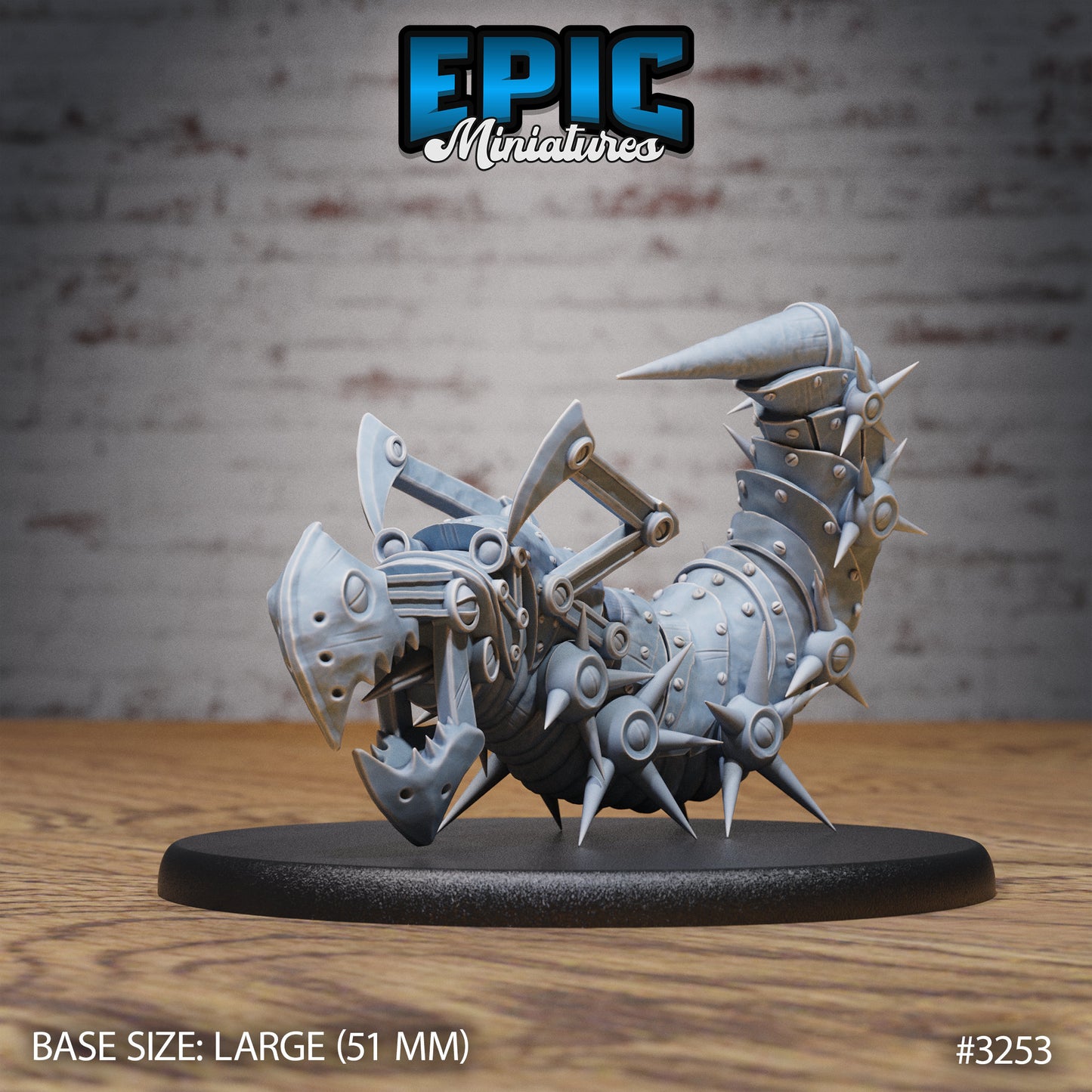 Iron Centipede Series - Epic Miniatures | Construct | Insect | Large