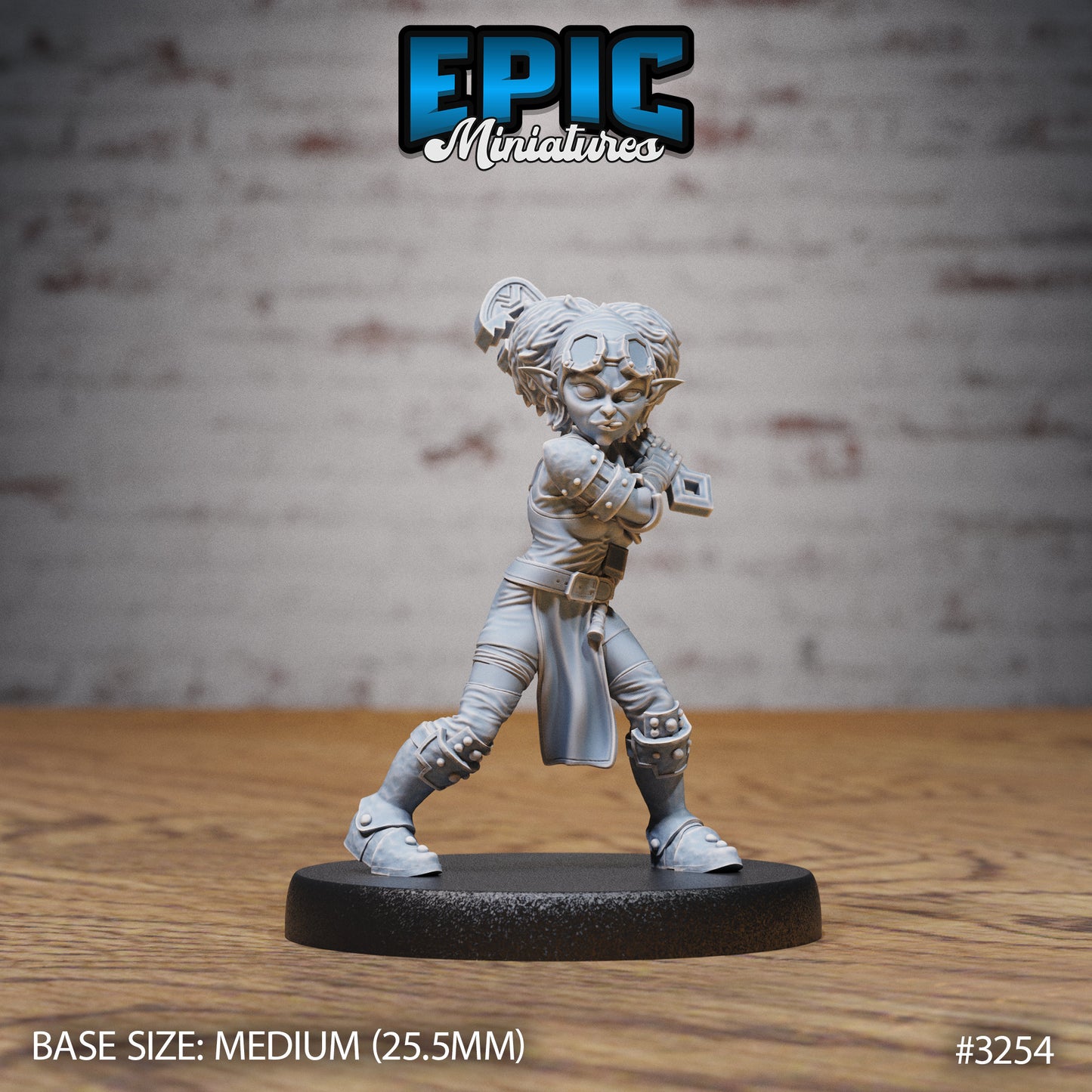 Gnome Tinkerer Femal Series - Epic Miniatures | Gnome | Feminine |Medium