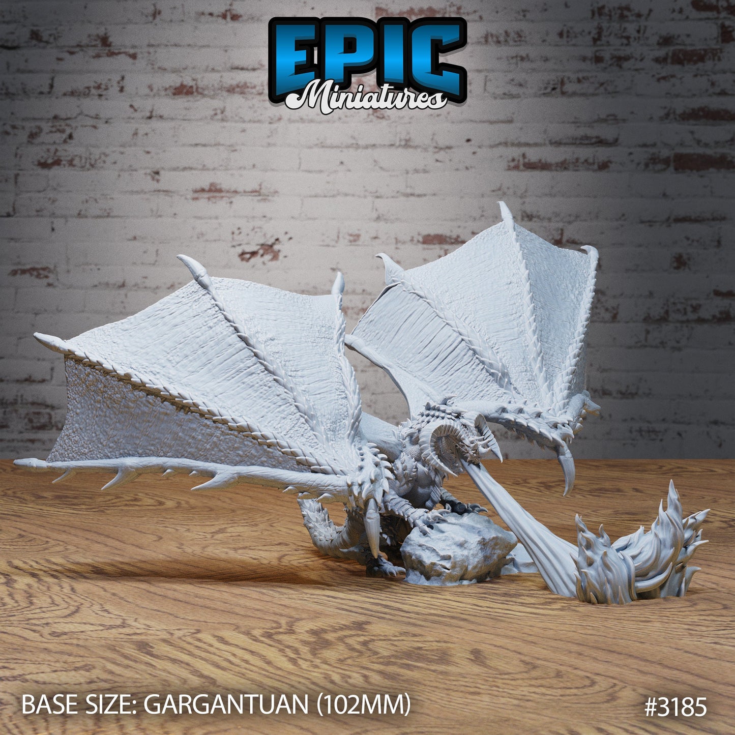 Calamity Dragon Series - Epic Miniatures | Winged Dragon | Gargantuan