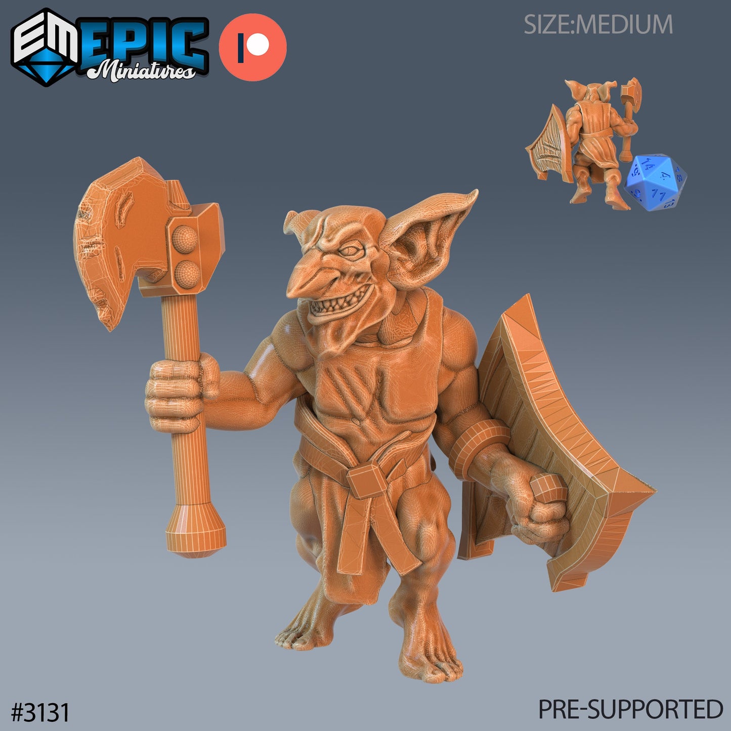 Wicked Goblin Tribe Series - #75 Easter Surprise - Epic Miniatures | Goblins | Masuline | Weapons | Medium