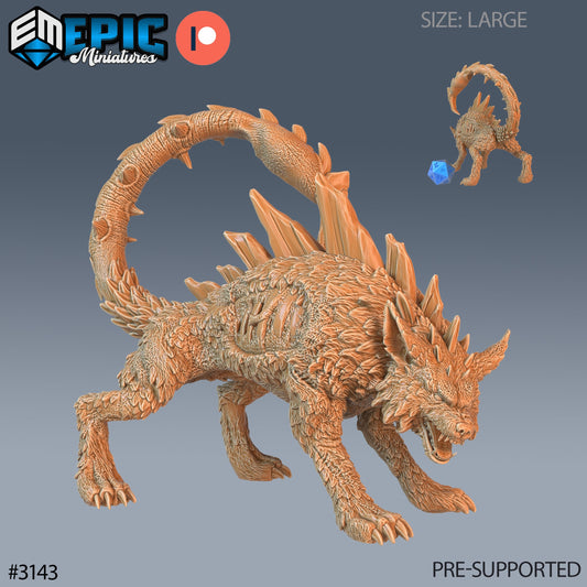 Lupion Wolf Scorpion Chimera Series - #75 Easter Surprise - Epic Miniatures | Beast | Attacking | Large