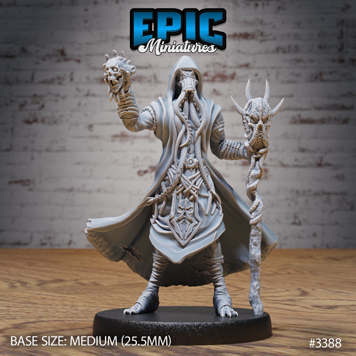 Mind Eater Cult Mage Series - Epic Miniatures | Planar Adventures