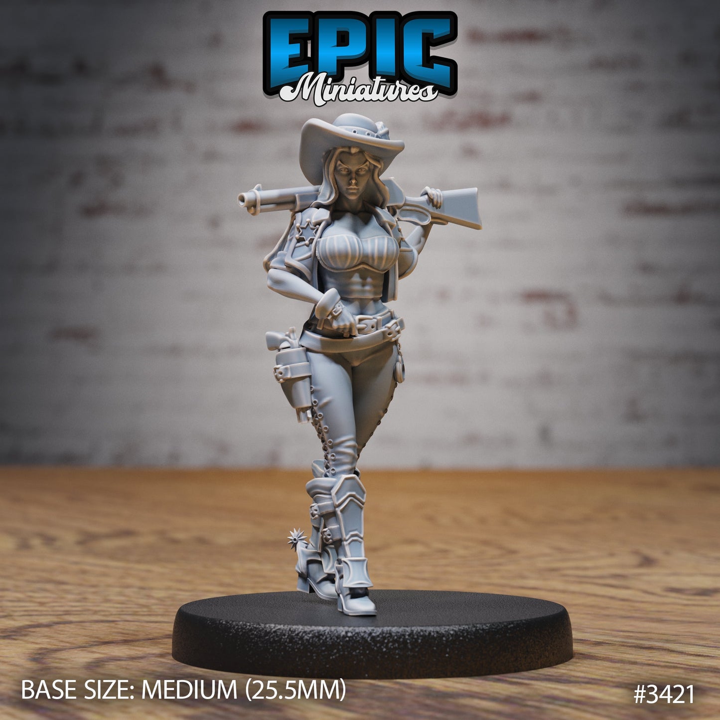 Female Gunslinger Series - Epic Miniatures | Fantasy Wild West