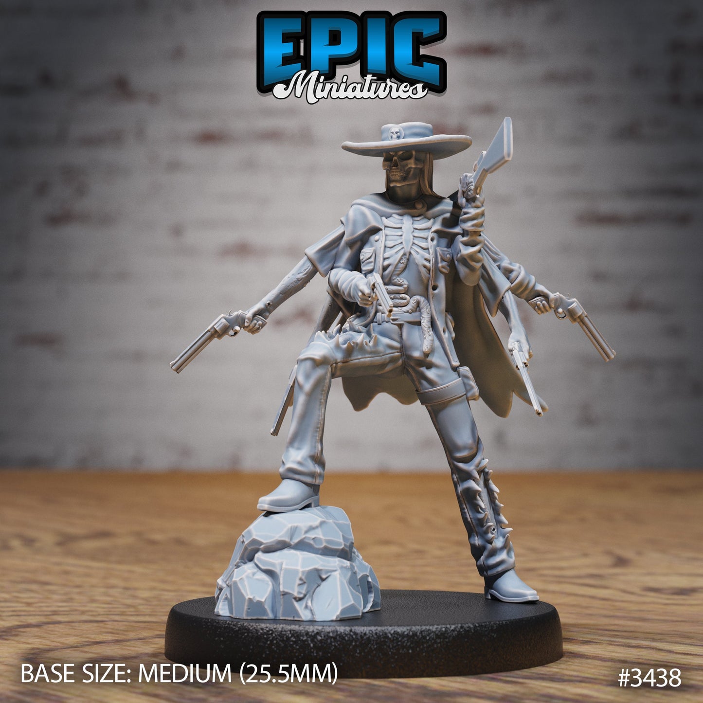 Undead Gunslinger Series - Epic Miniatures | Fantasy Wild West