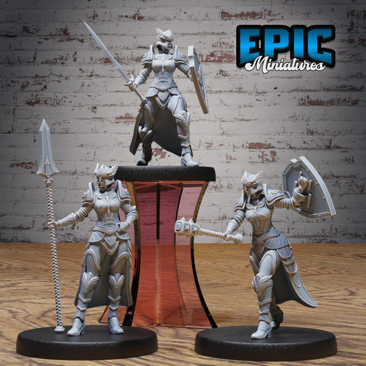 Knight Lady Gisella Series - Epic Miniatures | #82 Chivalry Garden