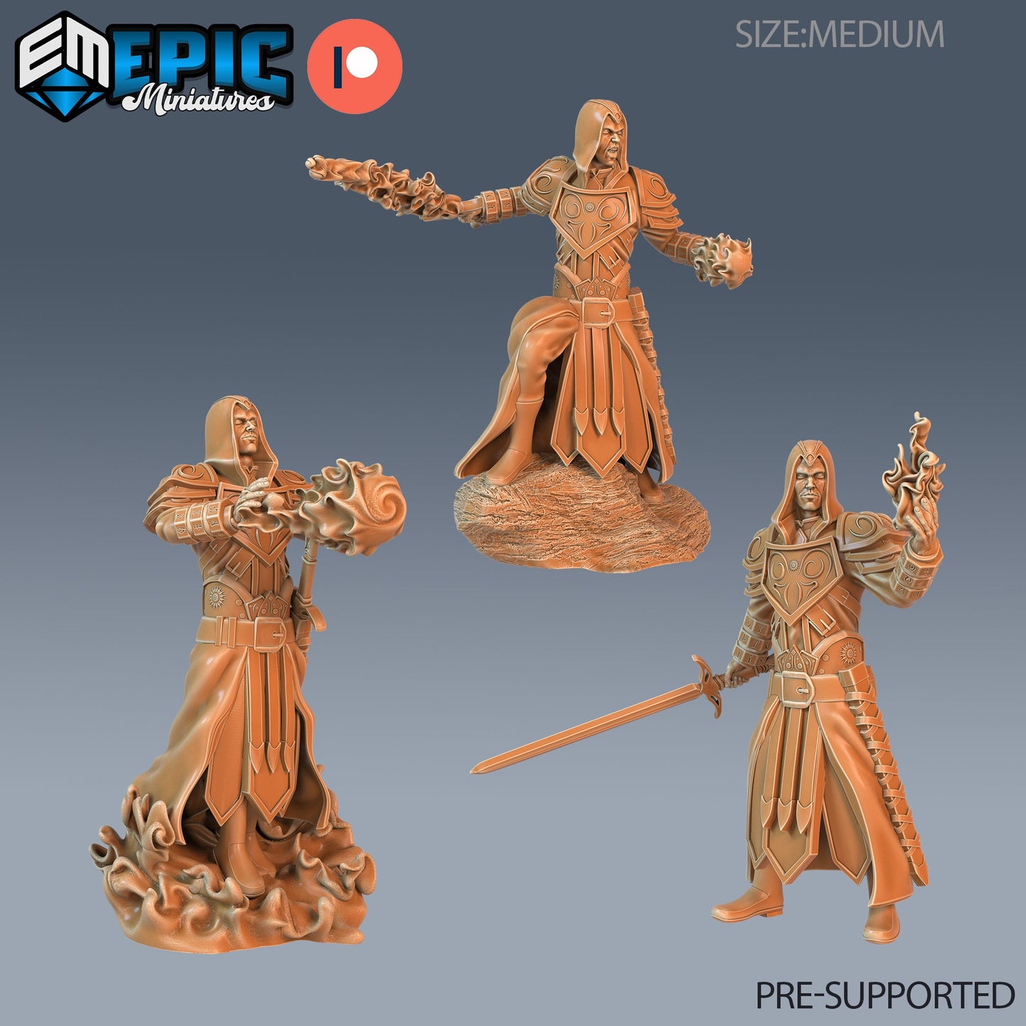 Warlock Player Character Series - Epic Miniatures | Sunrise Tavern