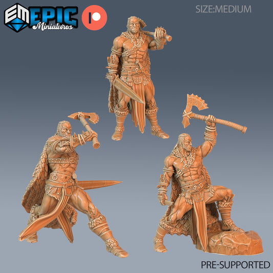 Barbarian Player Character Series - Epic Miniatures | Sunrise Tavern