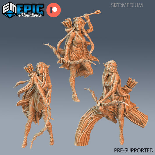 Elf Ranger Female Player Character Series - Epic Miniatures | Sunrise Tavern
