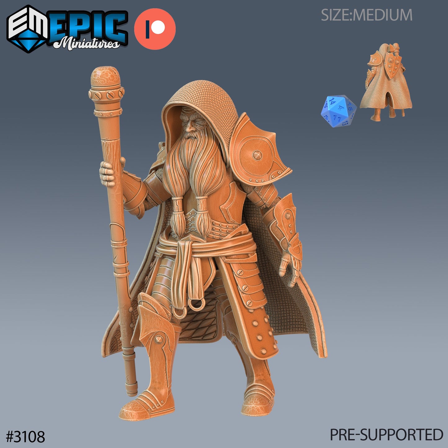 Dwarf Cleric Series - Epic Miniatures | Sunrise Tavern