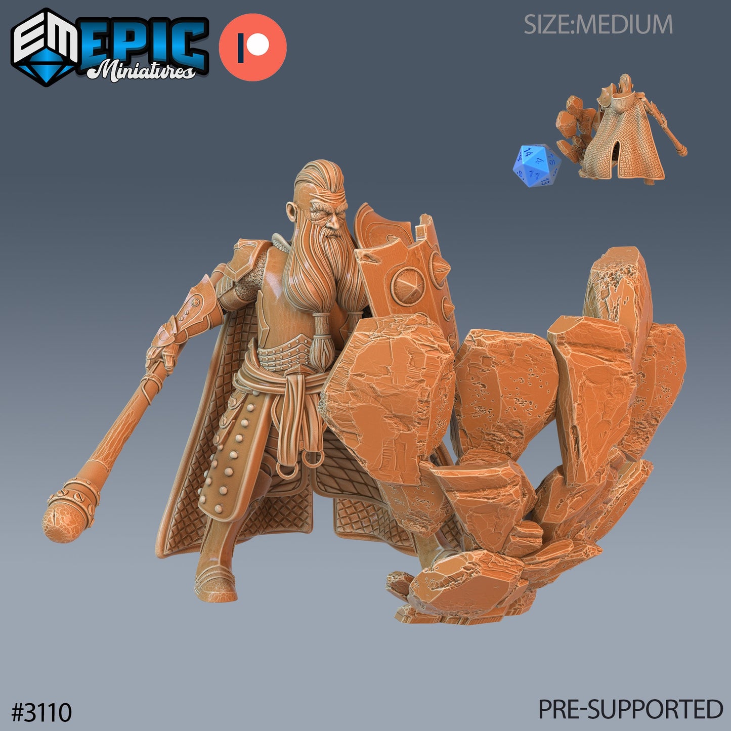 Dwarf Cleric Series - Epic Miniatures | Sunrise Tavern