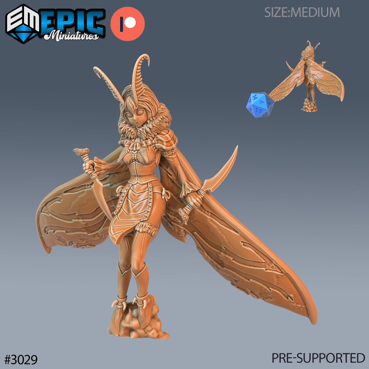 Moth Girl Series - Epic Miniatures | #73 Eternal Fungi