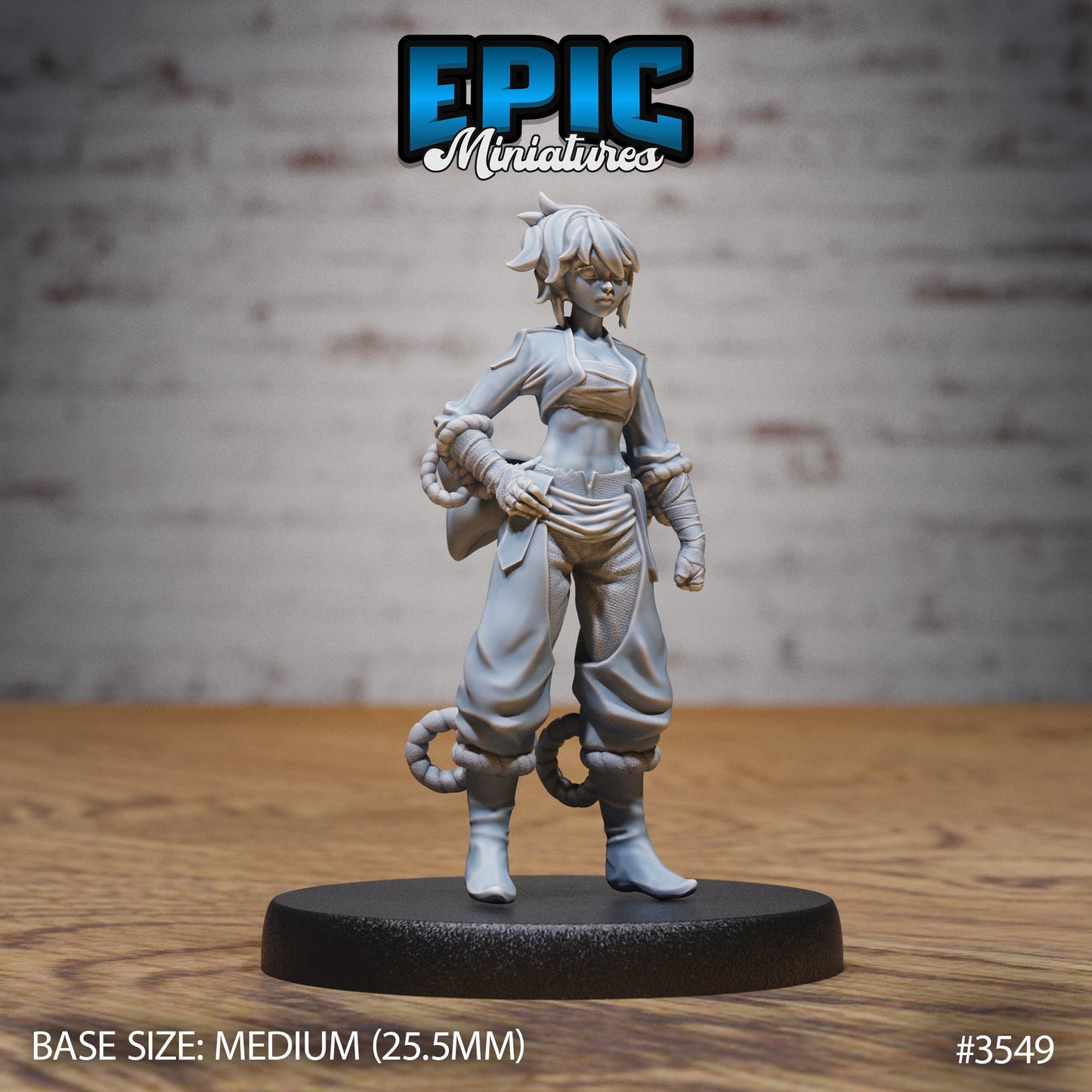 Monk Female Player Character Series - Epic Miniatures | Iron Fist Tournament