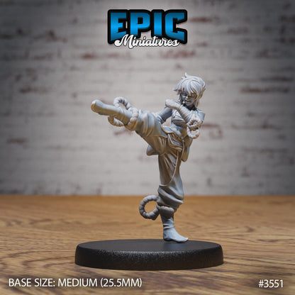 Monk Female Player Character Series - Epic Miniatures | Iron Fist Tournament