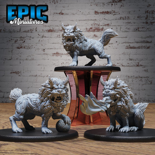 Guardian Fu Dog Series - Epic Miniatures | Iron Fist Tournament