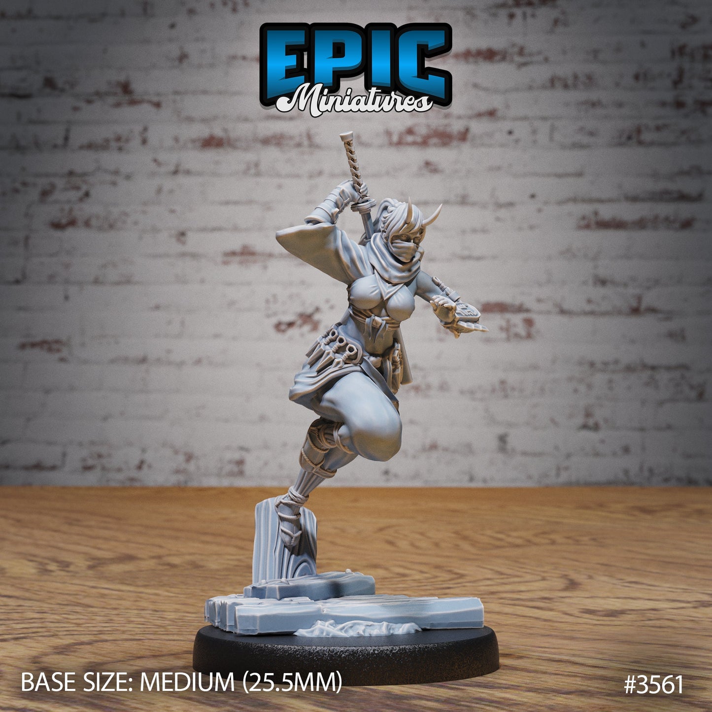 Dark Kunoichi Series - Epic Miniatures | Iron Fist Tournament