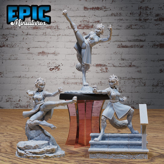 Cat Girl Monk Series - Epic Miniatures | Iron Fist Tournament