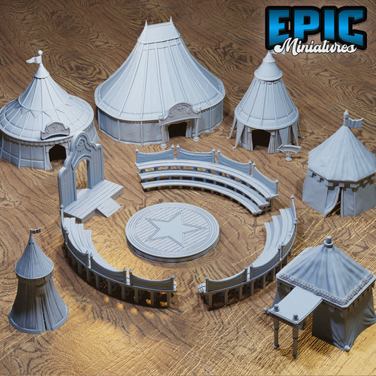 Carnival Tents - Epic Miniatures | Nightsky Carnival