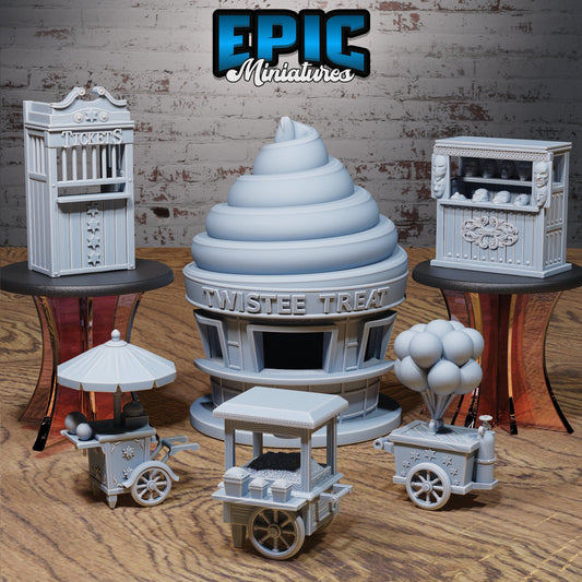 Circus Venders - Epic Miniatures | Nightsky Carnival