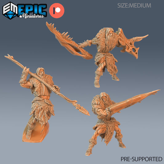 Caveman Barbarian Series 2965 - #72 Jurassic Encounters - Epic Miniatures | Jurassic Encounters