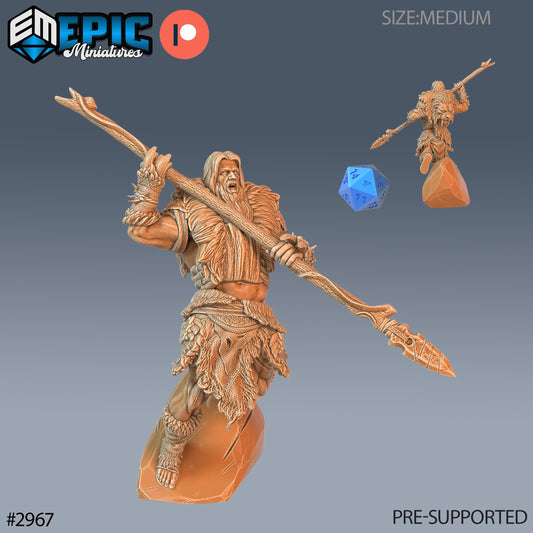 Caveman Barbarian Series 2965 - #72 Jurassic Encounters - Epic Miniatures | Jurassic Encounters