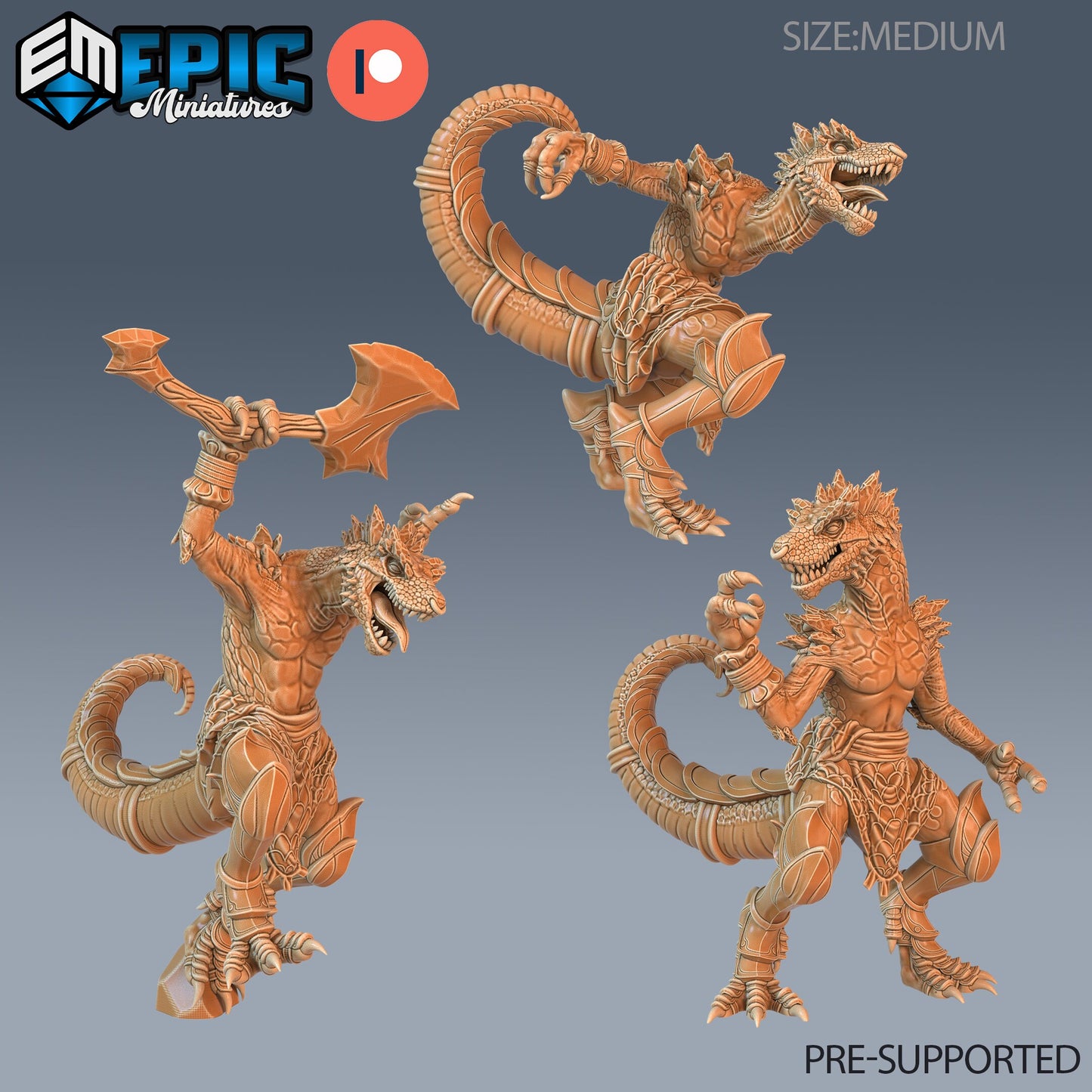 Tyranno Folk Series - Epic Miniatures | Jurassic Encounters