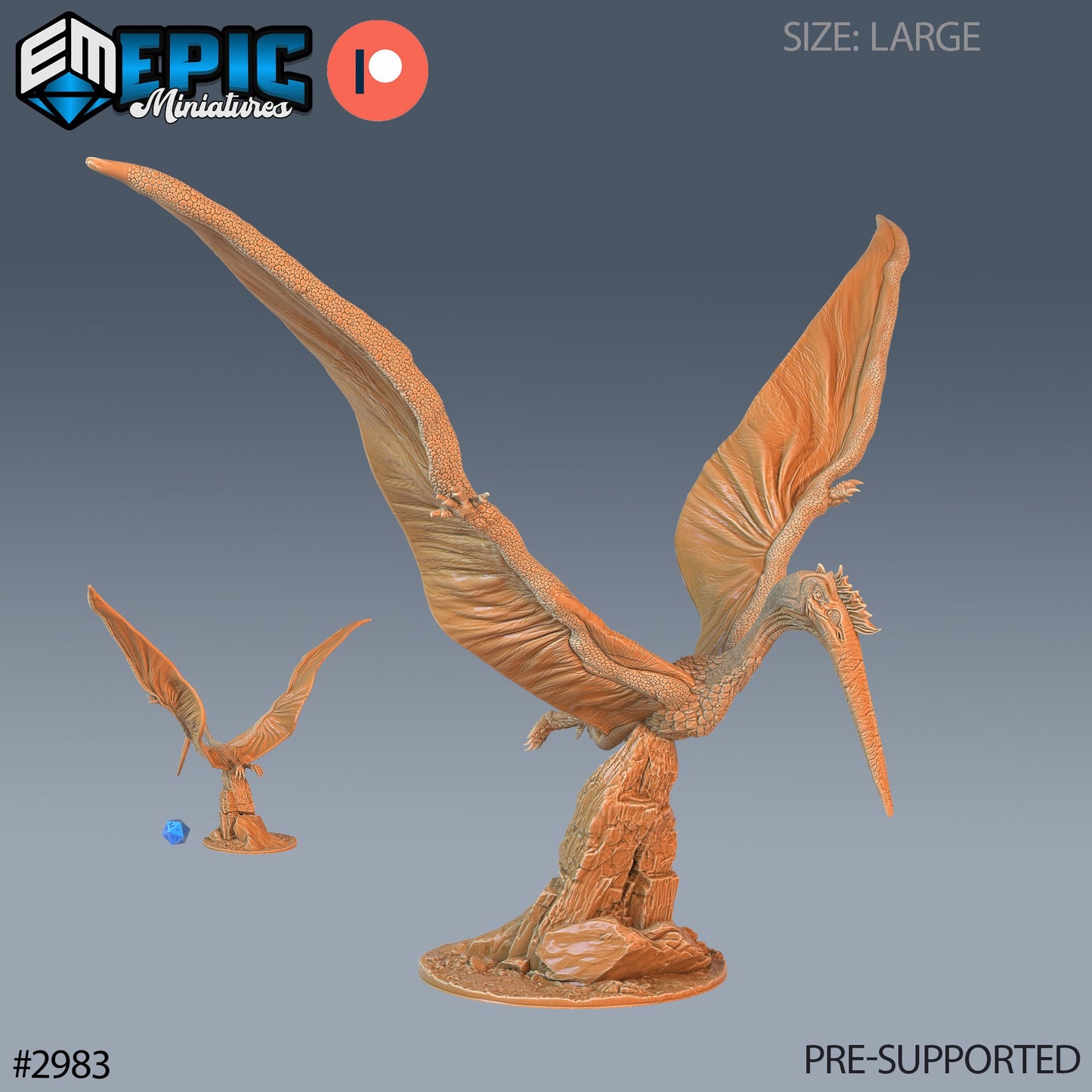 Quetzalcoatlus Series - Epic Miniatures | Jurassic Encounters