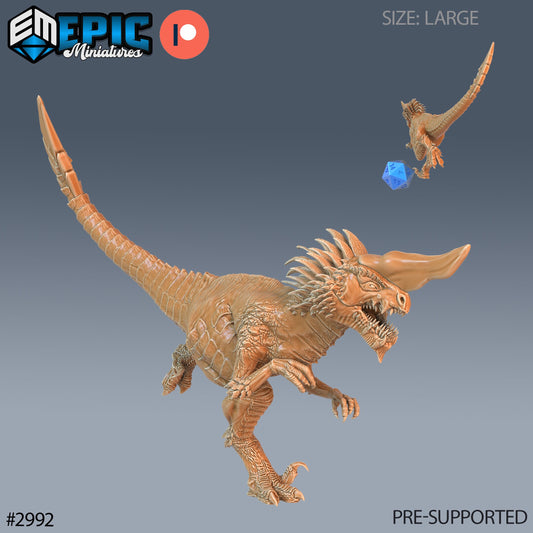 Long Horn Raptor Series - Epic Miniatures | Jurassic Encounters
