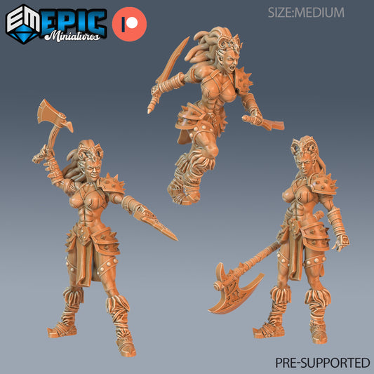 Dark Elf Barbarian Series - Epic Miniatures | #72 Jurassic Encounters