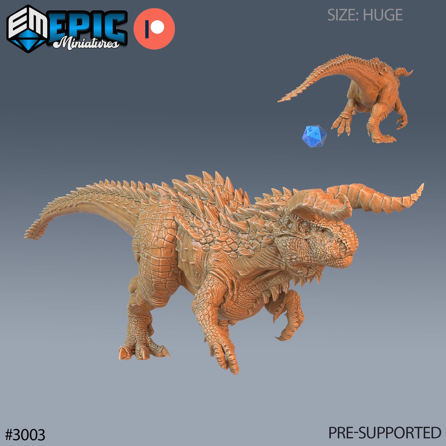 Carnotaurus Series - Epic Miniatures | #72 Jurassic Encounters