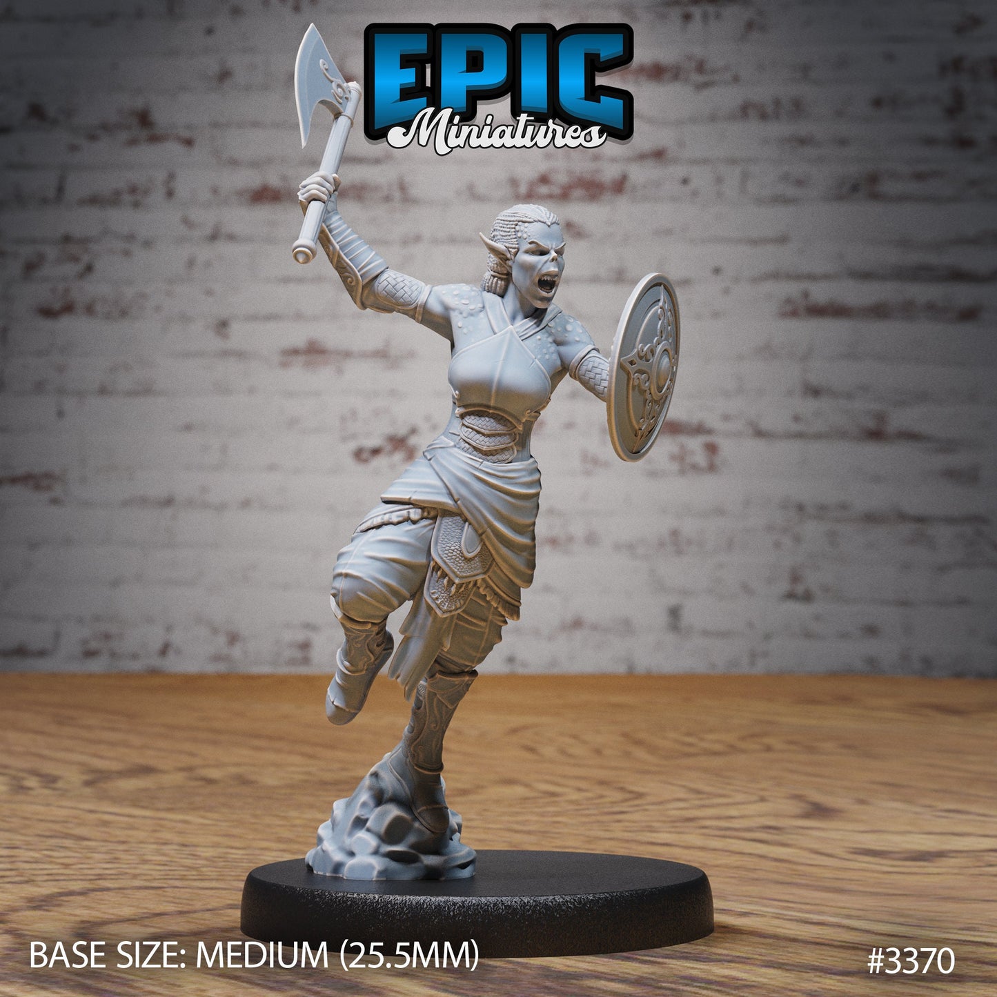 Female Slave Rebel Series - Epic Miniatures | Planar Adventures