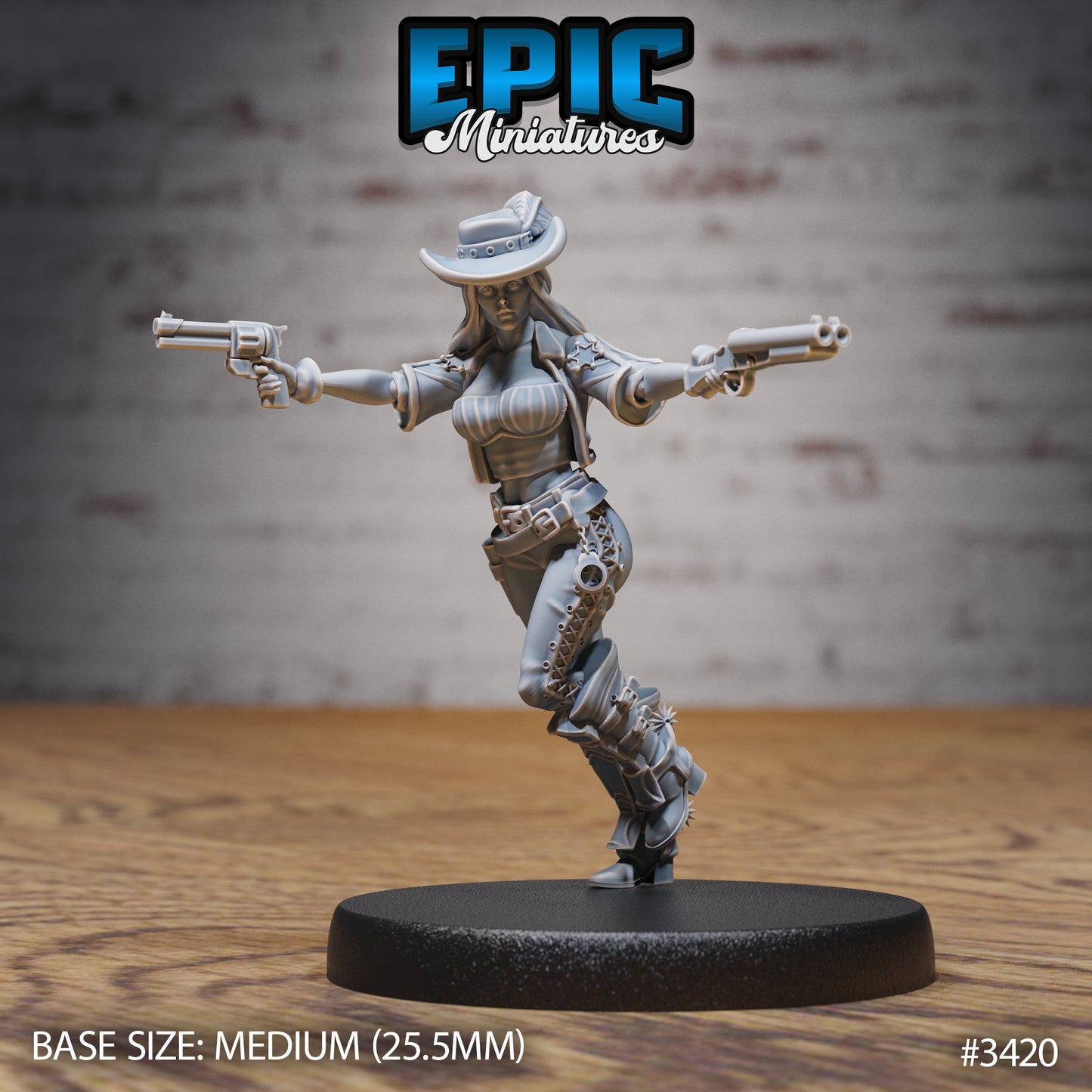Female Gunslinger Series - Epic Miniatures | Fantasy Wild West