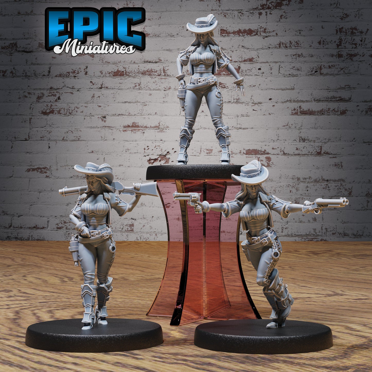 Female Gunslinger Series - Epic Miniatures | Fantasy Wild West