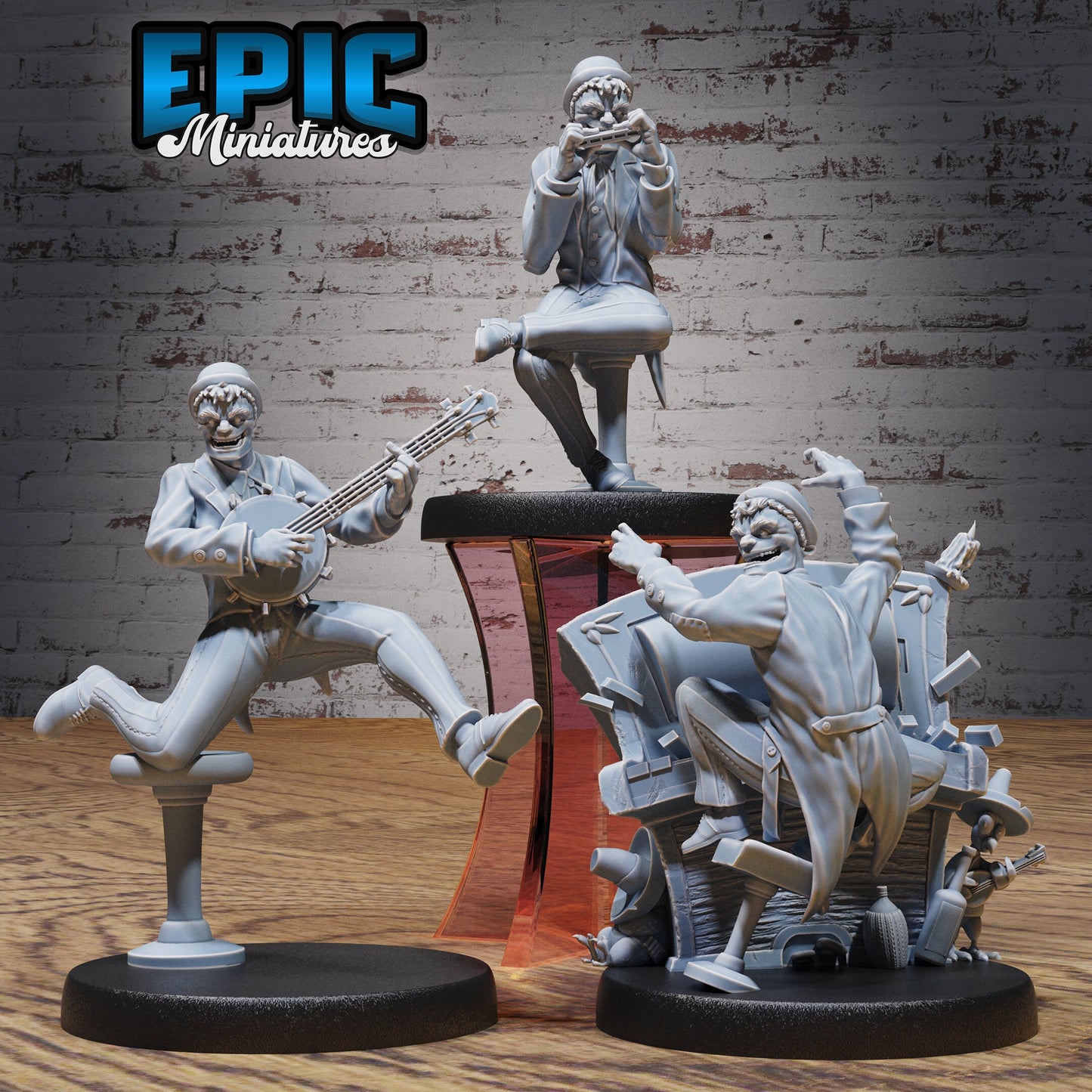Undead Saloon Musician Series - Epic Miniatures | #81 Fantasy Wild West