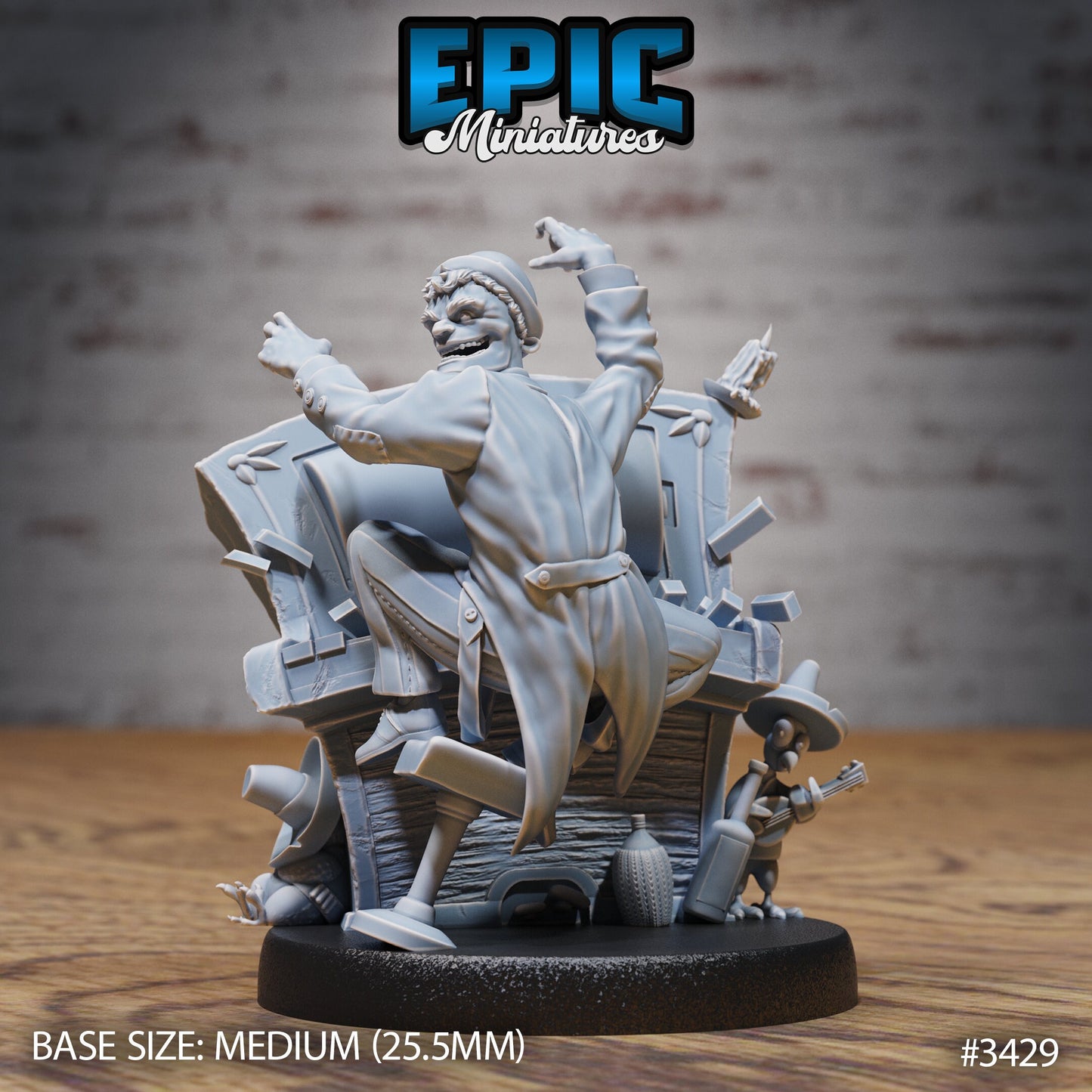 Undead Saloon Musician Series - Epic Miniatures | #81 Fantasy Wild West