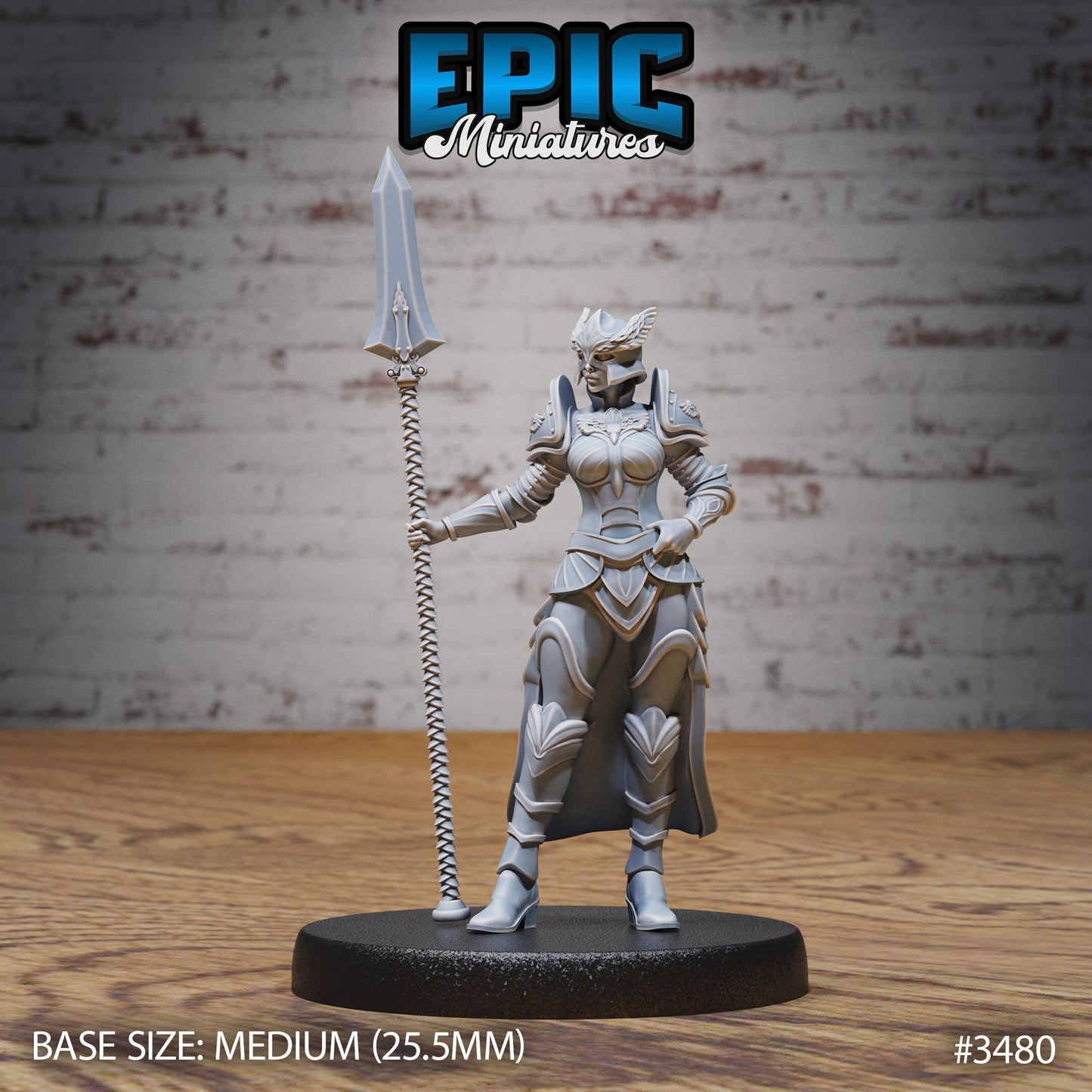 Knight Lady Gisella Series - Epic Miniatures | #82 Chivalry Garden