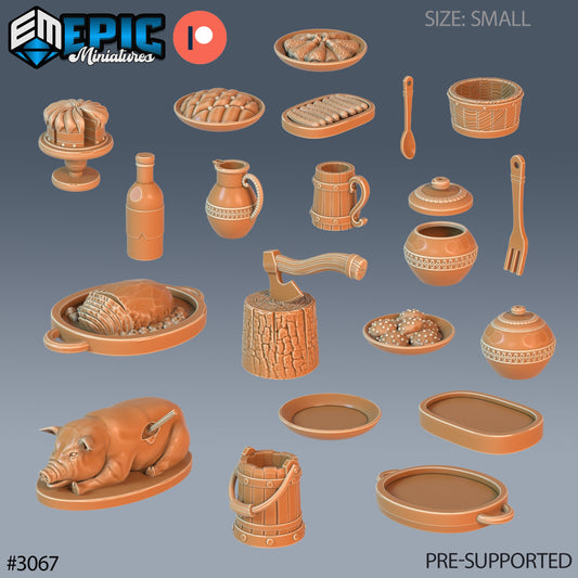 Tavern Decoration Scatter - Epic Miniatures | Sunrise Tavern