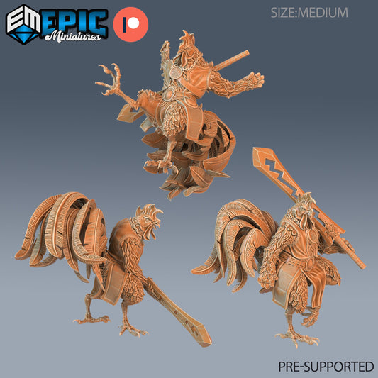 Rooster Warrior Series - Epic Miniatures | Sunrise Tavern