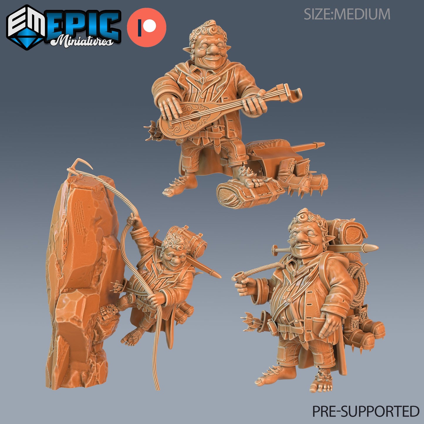 Halfing Traveler Series - Epic Miniatures | Sunrise Tavern