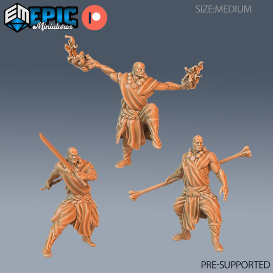 Monk Player Character Series - Epic Miniatures | Sunrise Tavern