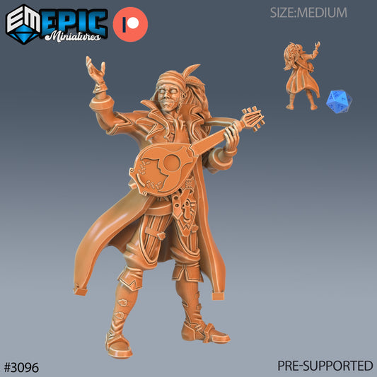 Bard Player Character Series - Epic Miniatures | Sunrise Tavern